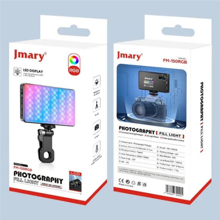 JMARY FM-150RGB For Smartphone Laptop Camera Portable LED RGB Photography Video Light - free shipping - PMC TechLife - Order now!