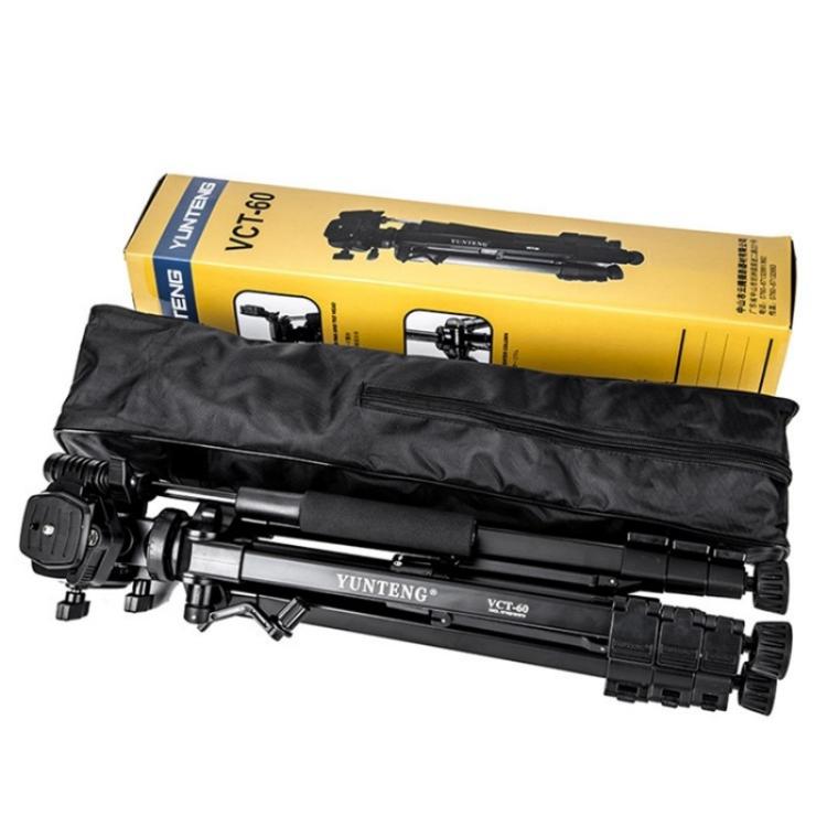 YUNTENG VCT-60 Retractable Tripod Stand For Smartphones DSLR Mirrorless Cameras - free shipping - PMC TechLife - Order now!