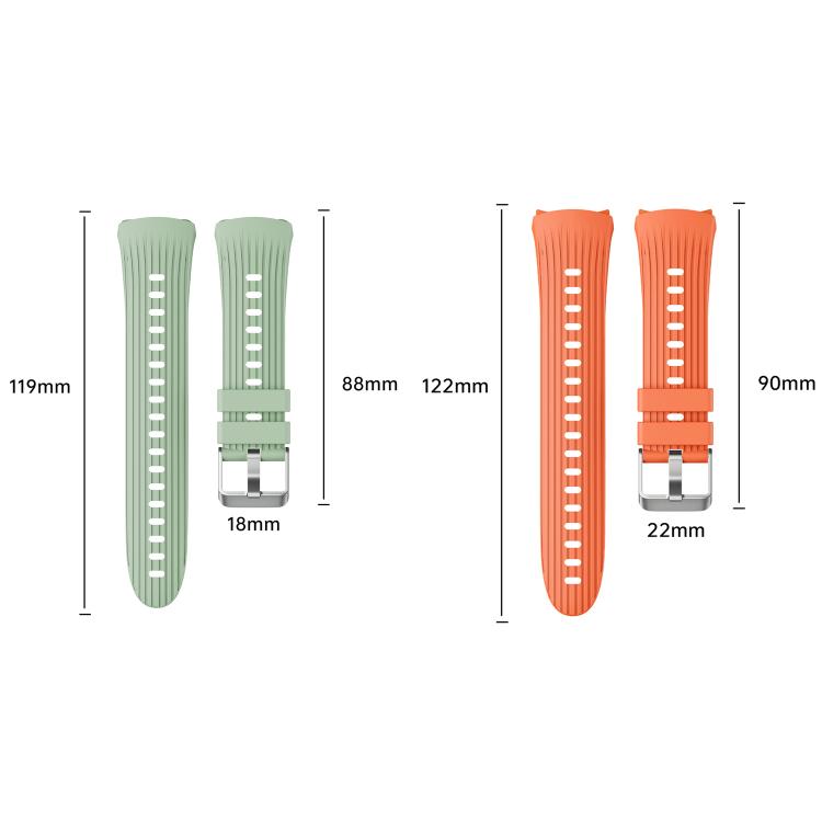 For Huawei Watch 5 46mm Vertical Silicone Watch Band(Wilderness Green) - free shipping - PMC TechLife - Order now!