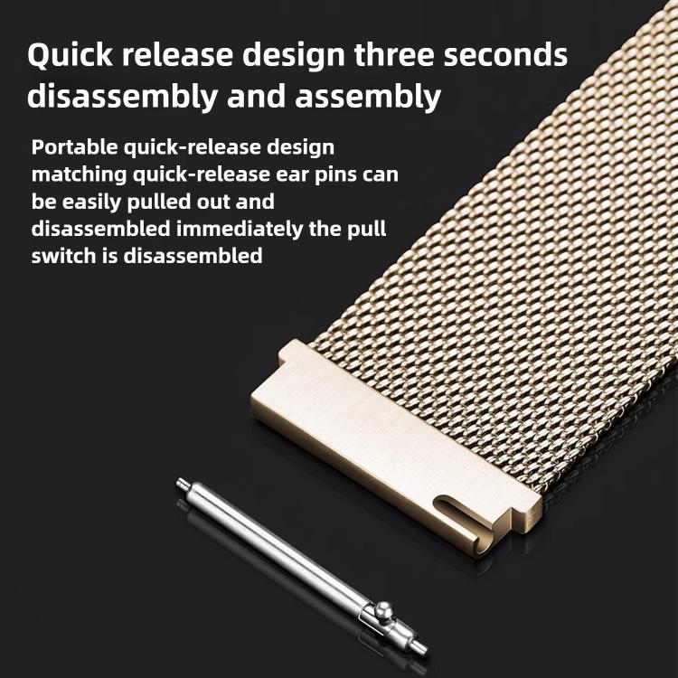 For Huawei Watch Fit 4 Pro / Fit 4 / Fit 3 Milanese Magnetic Metal Watch Band(Gold) - free shipping - PMC TechLife - Order now!