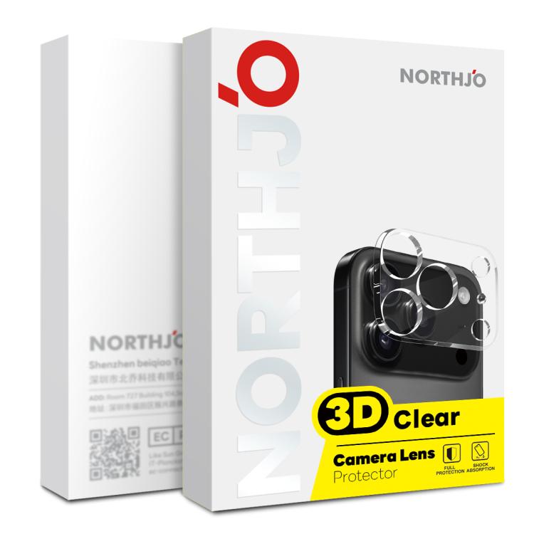 For iPhone 17 Air 2pcs NORTHJO Camera Lens Protector 3D HD Tempered Glass Film(Clear) - iPhone 17 Air Tempered Glass by NORTHJO | Online Shopping South Africa | PMC TechLife | Buy Now Pay Later Mobicred