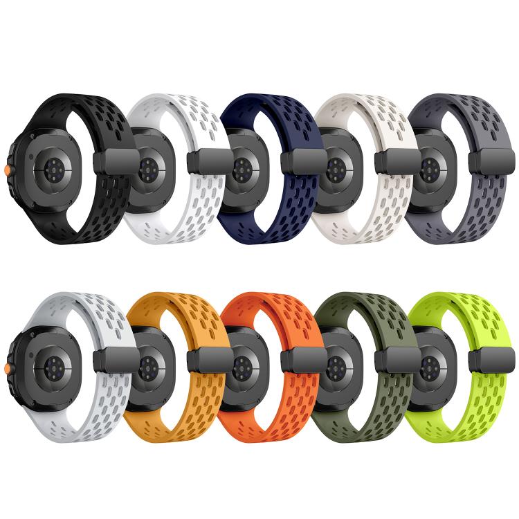 For Samsung Galaxy Watch8 / Watch8 Classic Mesh Magnetic Silicone Watch Band(Gray) - free shipping - PMC TechLife - Order now!