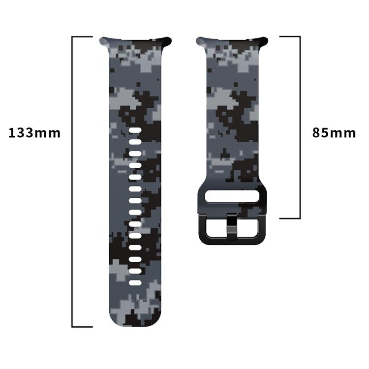 For Samsung Galaxy Watch Ultra 47mm / Ultra 2025 Printed Silicone Watch Band(Bird Song and Flowers) - free shipping - PMC TechLife - Order now!