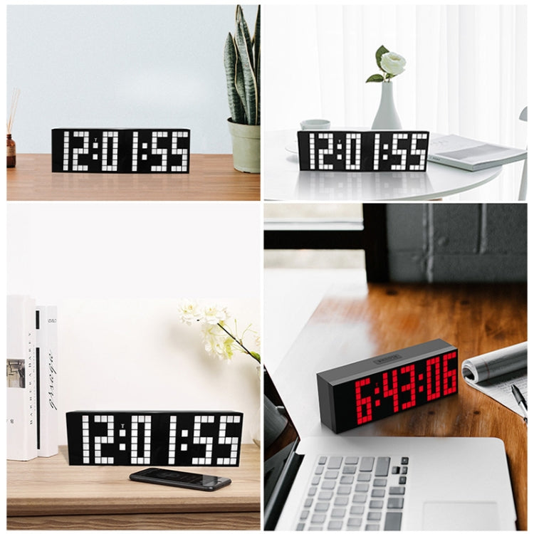 Digital Electronic Alarm Clock Creative LED Desk Clock US Plug, Style:4 Digits 7 Segments(Blue Light) - Alarm Clocks by PMc TechLife | Online Shopping South Africa | PMc TechLife | Buy Now Pay Later Mobicred
