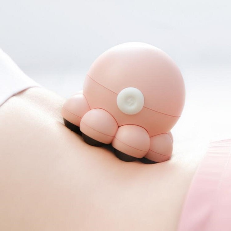 Small Octopus Shoulder and Neck Massager Multifunctional Household Hot Compress Cervical Massager(Pink) - free shipping - PMC TechLife - Order now!