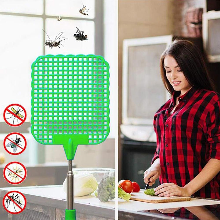 Creative Retractable Plastic Fly Swatter Summer Supplies Mosquito Swatter(Red) - Fly Swatter by PMC TechLife | Online Shopping South Africa | PMC TechLife | Buy Now Pay Later Mobicred