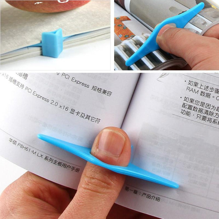 8 PCS Thumb Convenient Multifunction Book Holder Bookmark Finger Ring Book Marker - Bookmark by PMC TechLife | Online Shopping South Africa | PMC TechLife