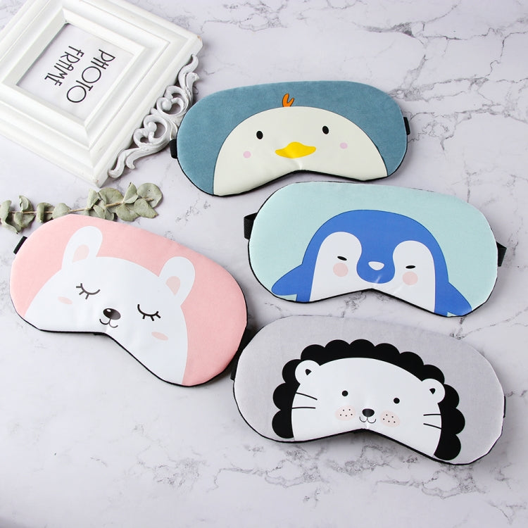 Cartoon Animal Cute Sleep Eye Mask Eyeshade Cover Massage Relax Eye Mask(Dark Blue Chick) - free shipping - PMC TechLife - Order now!