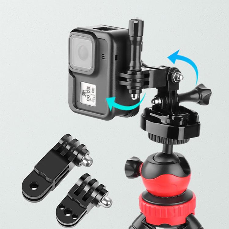 Different Direction Long Adapter TELESIN Screw Adapter Adjustment Arm For GoPro Hero12 Black / Hero11/10 /9 /8 /7 /6 /5, Insta360 Ace / Ace Pro, DJI Osmo Action 4 and Other Action Cameras - by PMC TechLife | Online Shopping South Africa | PMC TechLife | Buy Now Pay Later Mobicred