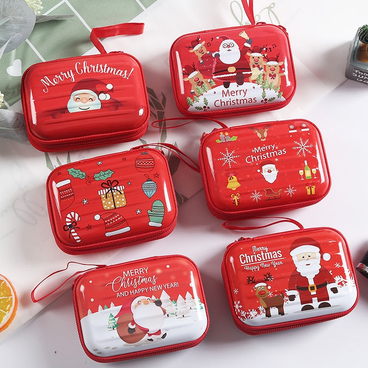 Christmas Cartoon Coin Purse Creative Square Storage Box Key Case(Type 6) - free shipping - PMc TechLife - Order now!