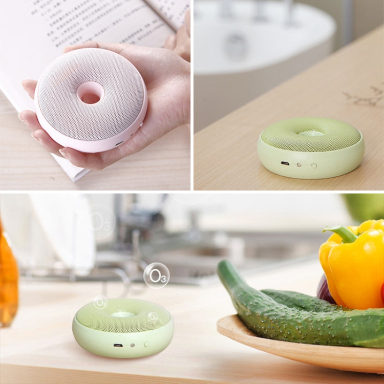 Portable Donut Electric Air Purifier Home Car Anion Ozone Deodorizer(Blue) - free shipping - PMC TechLife - Order now!
