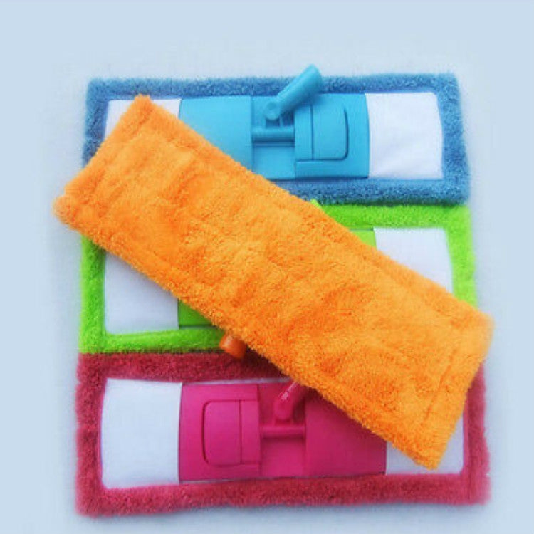 Coral Flannel Head Padded Flat Replacement Household Company Cleaning Mop Cloth Rag(Red) - Sponges, Cloths & Brushes by PMc TechLife | Online Shopping South Africa | PMc TechLife | Buy Now Pay Later Mobicred