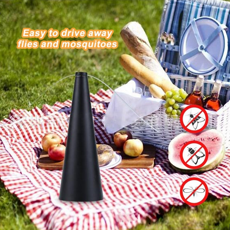 Multifunctional Fan Blade Automatic Fly Catcher Mosquito Repellent Fan, Size: 9x9x25cm(Black) - Other by PMC TechLife | Online Shopping South Africa | PMC TechLife | Buy Now Pay Later Mobicred