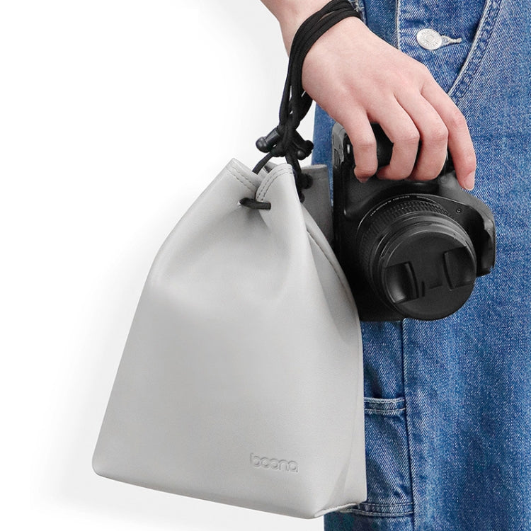 Baona Camera Bag Lens Drawstring Pouch, Size: Large(Gray) - free shipping - PMC TechLife - Order now!