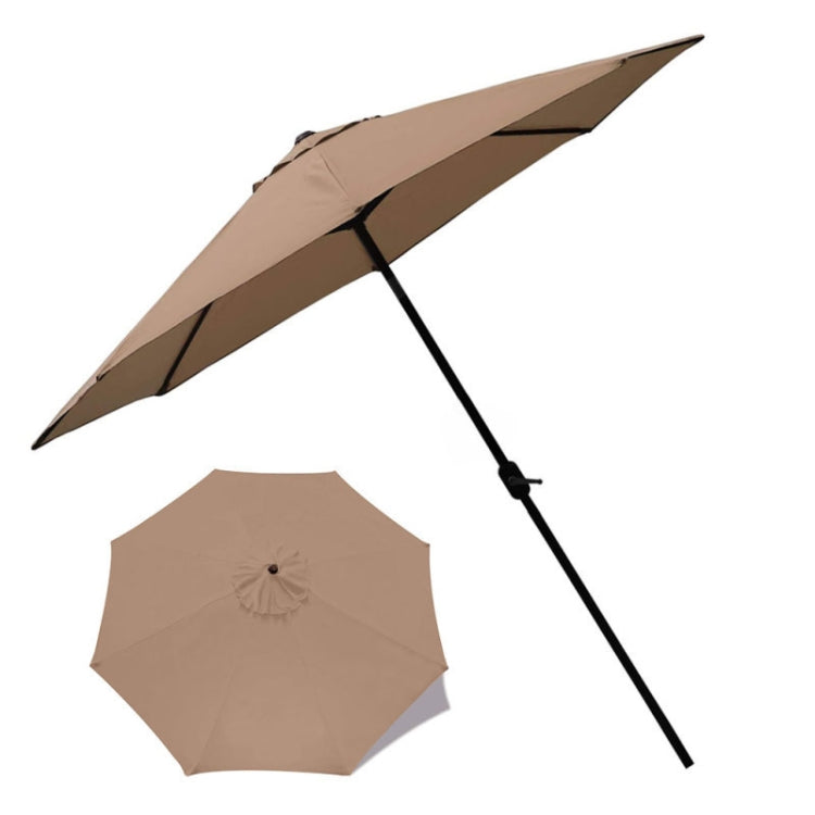 Polyester Parasol Replacement Cloth Round Garden Umbrella Cover, Size: Diameter 2.7m 8 Ribs(Khaki) - free shipping - PMc TechLife - Order now!