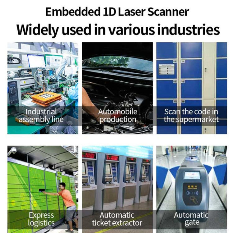 EVAWGIB DL-X720 Red Light 1D Barcode Scanning Recognition Engine, Interface:TTL - free shipping - PMC TechLife - Order now!