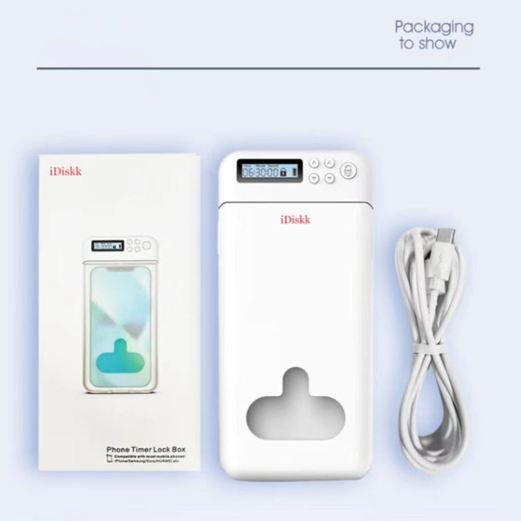 IDISKK Cell Phone Lock Box With Timer For Mobile Phones Within 6.7 Inch - free shipping - PMC Jewellery - Order now!