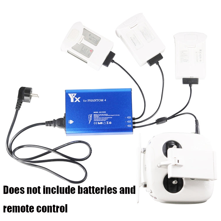 For DJI Phantom 4 Pro Advanced+ Charger 4 in 1 Hub Intelligent Battery Controller Charger, Plug Type:AU Plug - by PMC TechLife | Online Shopping South Africa | PMC TechLife | Buy Now Pay Later Mobicred
