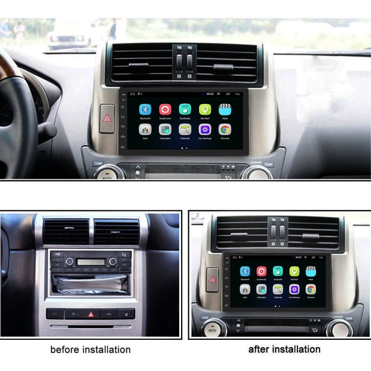 Car 7 inch Universal Android Navigation MP5 Player GPS Bluetooth Car Navigation All-in-one, Specification:Standard +4 Lights Camera - Car MP3 & MP4 & MP5 by PMC TechLife | Online Shopping South Africa | PMC TechLife | Buy Now Pay Later Mobicred