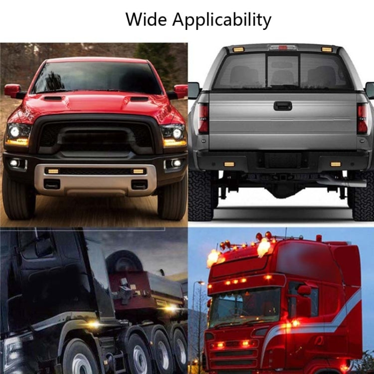 5 PCS MK-095 12/24V 20 LEDs Universal Truck Side Lights Truck Trailer Tail Lights (White) - Warning Lights by PMC TechLife | Online Shopping South Africa | PMC TechLife | Buy Now Pay Later Mobicred