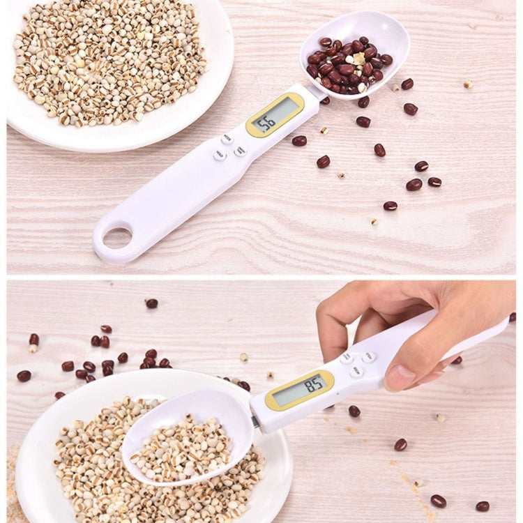 ABS Electronic Measuring Spoon Spoon Weighing Measuring Tool, Specification: 500g/0.1g, Colour: White - Kitchen Scales by PMC TechLife | Online Shopping South Africa | PMC TechLife
