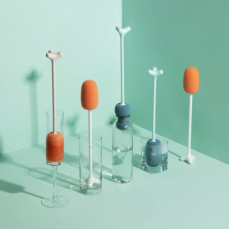 Long Handle Vertical Cup Brush Baby Bottle Sponge Cleaning Brush, Length: 29cm(White) - Cleaning Tools by PMc TechLife | Online Shopping South Africa | PMc TechLife | Buy Now Pay Later Mobicred