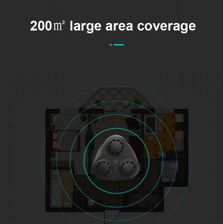 BG310 3-Horn Ultrasonic Automatic Frequency Conversion Mouse Repeller/Insect Repellent/Mosquito Repellent, Product specifications: UK Plug 220V(White) - Repellents by PMC TechLife | Online Shopping South Africa | PMC TechLife | Buy Now Pay Later Mobicred