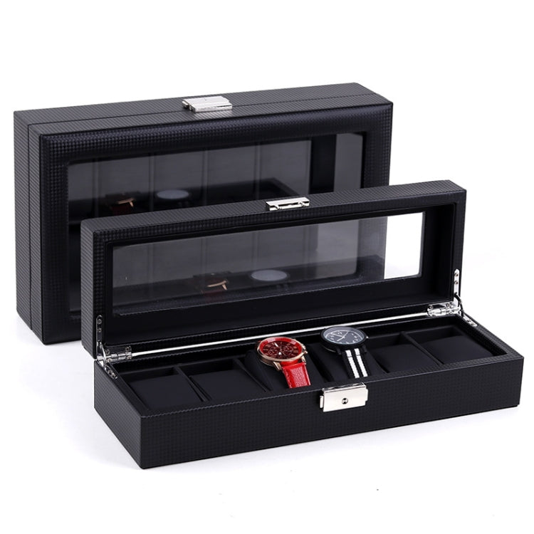 Woven Pattern PU Leather Watch Box Jewelry Storage Display Box, Colour: 12 Bits - free shipping - PMc TechLife - Order now!