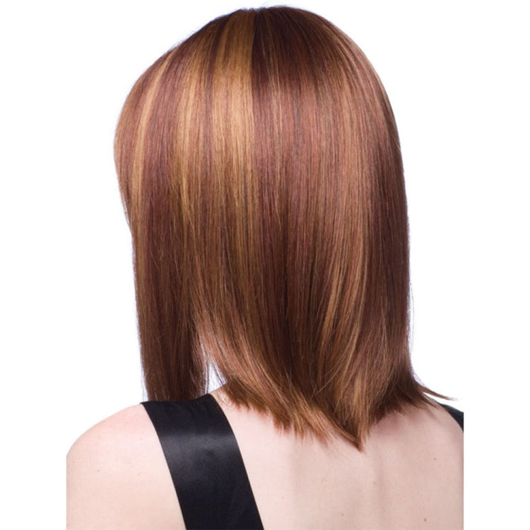 Women Medium Long Style Straight Hair Headgear(Light Gold) - free shipping - PMC TechLife - Order now!