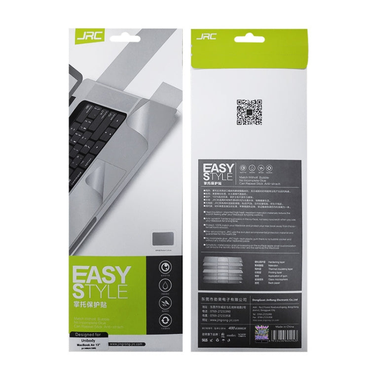 JRC 2 in 1 Laptop Palm Rest Sticker + Touchpad Film Set For MacBook Air 13.3 inch A1932 (2018)(Silver) - free shipping - PMC Jewellery - Order now!