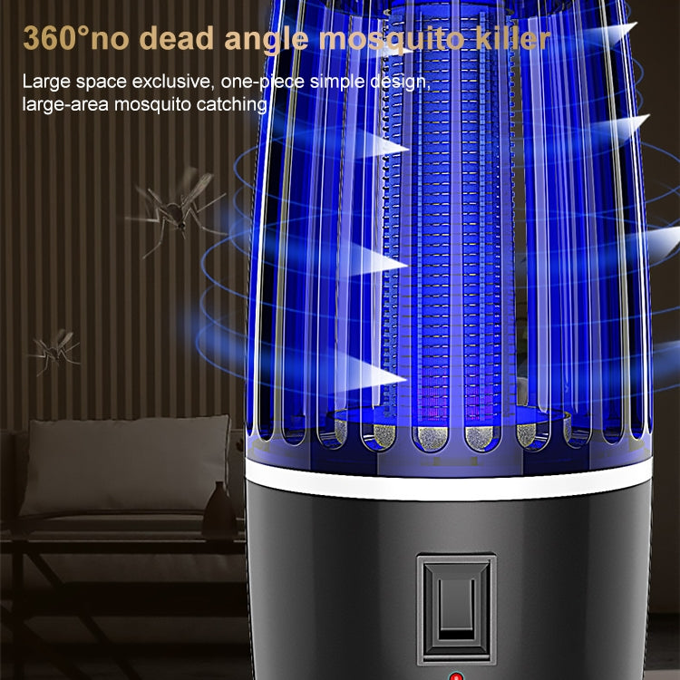 ALE-MWD-008 Home Bedroom Mute Mosquito Trap Mosquito Lamp Outdoor Non-Radiation Fly Mosquito Repellent, Product specifications: Charging Type 2000 MAH(Black) - free shipping - PMC TechLife - Order now!