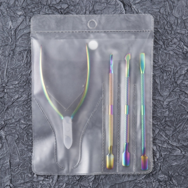 FABIYAN Stainless Steel Dead Skin Shear Steel Push Nail Art Tool Set, Specification: Set 5 - Nail Clipper by PMC Jewellery | Online Shopping South Africa | PMC Jewellery | Buy Now Pay Later Mobicred
