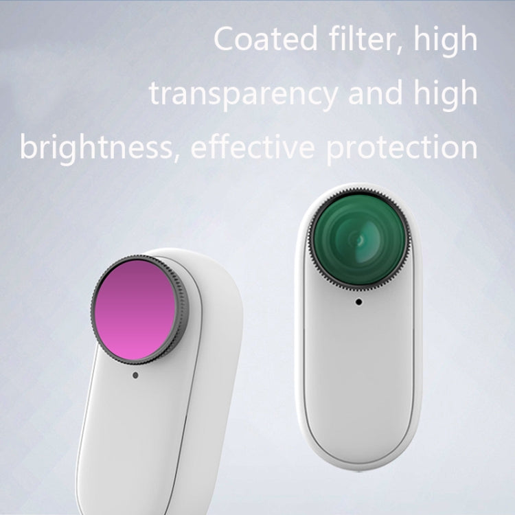 Sunnylife Sports Camera Filter For Insta360 GO 2, Colour: 4 in 1 ND4+ND8+ND16+ND32 - Len Accessories by PMC TechLife | Online Shopping South Africa | PMC TechLife | Buy Now Pay Later Mobicred