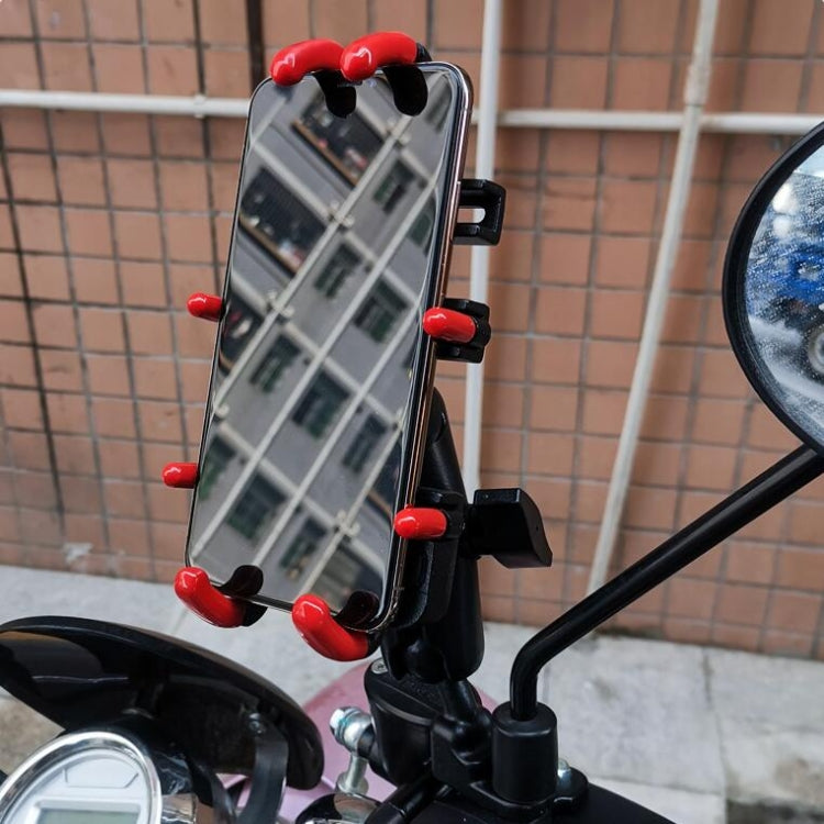 Motorcycle Metal Navigation Mobile Phone Bracket,Style: Thin Tube Fixation (Anti-theft) - Holder by PMC TechLife | Online Shopping South Africa | PMC TechLife | Buy Now Pay Later Mobicred