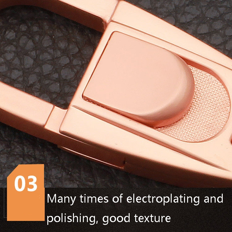 JOBON ZB-071 Men Waist Hang Keychain Simple Car Key Chain Pendant Keychain(Brown Chrome) - Key Rings by JOBON | Online Shopping South Africa | PMC TechLife | Buy Now Pay Later Mobicred