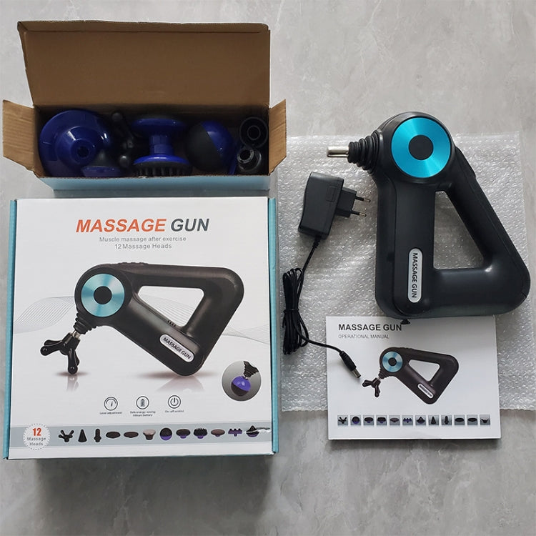 SL-8890 Triangle Fascia Muscle Relaxer Household Electric Fitness Massager, Specification: US Plug(Red) - free shipping - PMC TechLife - Order now!