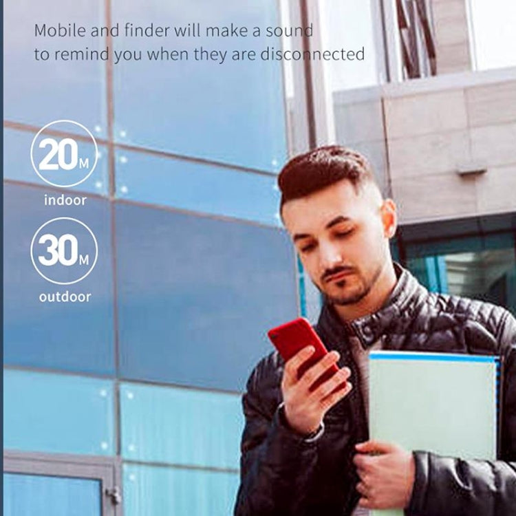 2 PCS S8 Round Bluetooth Anti-Lost Device Key Luggage Tracking Device Two-Way Alarm(Blue) - Anti-lost Alarm by PMc TechLife | Online Shopping South Africa | PMc TechLife | Buy Now Pay Later Mobicred