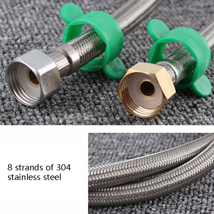 2m Copper Hat 304 Stainless Steel Metal Knitting Hose Toilet Water Heater Hot And Cold Water High Pressure Pipe 4/8 Inch DN15 Connecting Pipe - free shipping - PMC TechLife - Order now!