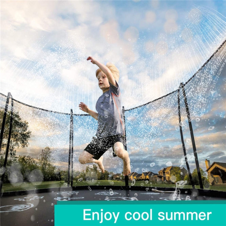 SSQ-B12M Garden Trampoline Watering Sprinkler, Specification: Yellow 8m - Watering & Irrigation by PMc TechLife | Online Shopping South Africa | PMc TechLife | Buy Now Pay Later Mobicred