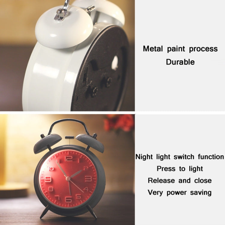 4 Inch Bedroom Bedside Stereo Digital Silent Alarm Clock With Light(Red Shell Red Surface) - Alarm Clocks by PMc TechLife | Online Shopping South Africa | PMc TechLife | Buy Now Pay Later Mobicred