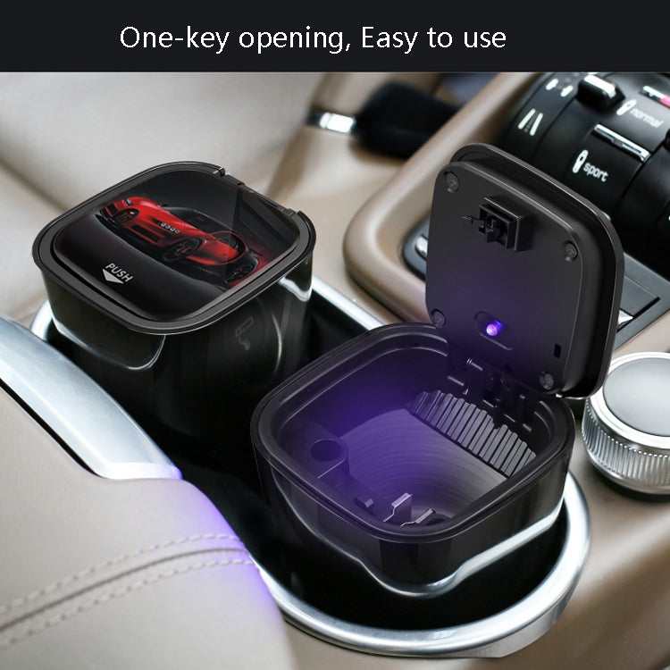 Automotive Supplies Car Loaded Ashtray(Crystal Red) - free shipping - PMC TechLife - Order now!