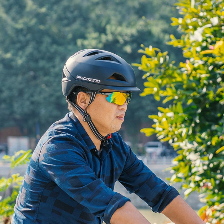 PROMEND 12H19 Summer Cool Motorcycle Riding Half Helmet Helmet Outdoor Off-Road Helmet With Tail Light, Size: Code(Black) - free shipping - PMC TechLife - Order now!