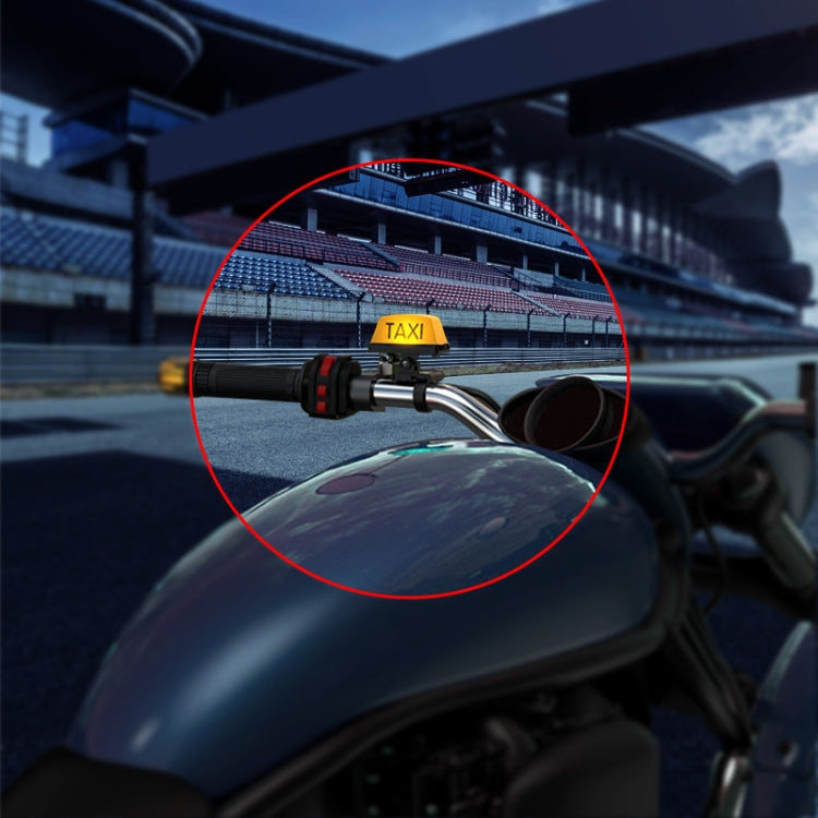 Motorcycle Modified Personality Taxi Motor Light Electric Car Helmet Decorative Warning Light, Specification: Normally Bright(Yellow) - Signal Lights by PMC TechLife | Online Shopping South Africa | PMC TechLife | Buy Now Pay Later Mobicred