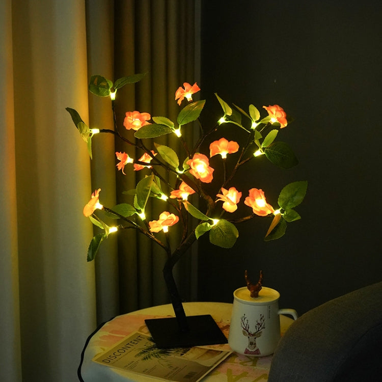 10LM 24 LED Peach Blossom Tree Lamp Interior Decoration Night Light(Warm Light) - Holiday Lights by PMc TechLife | Online Shopping South Africa | PMc TechLife | Buy Now Pay Later Mobicred