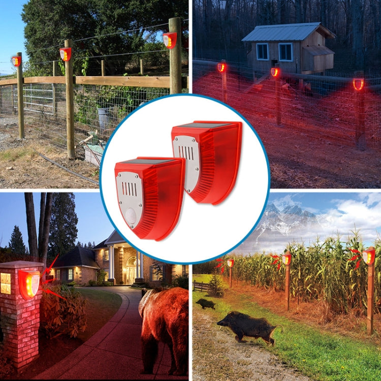 N911M Solar Animal Repeller Outdoor Sound And Light Alarm, Specification: with Induction - Others Alarm by PMC TechLife | Online Shopping South Africa | PMC TechLife | Buy Now Pay Later Mobicred