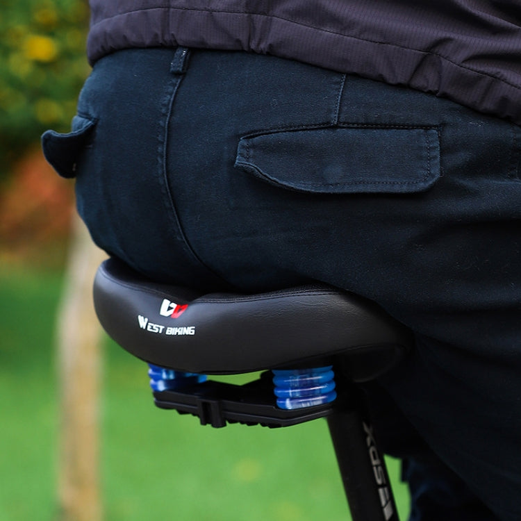 WEST BIKING Bicycle Big Butt Shock Absorption Soft Saddle(Hollow With Windshield) - free shipping - PMc TechLife - Order now!