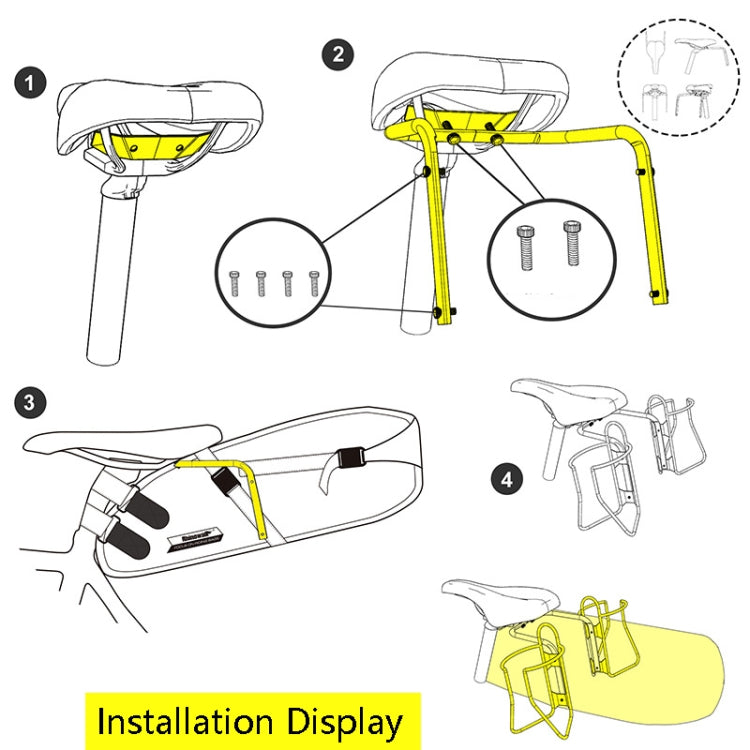 Rhinowalk SK500 Bicycle Tail Bag Stabilizer(Black) - free shipping - PMC TechLife - Order now!