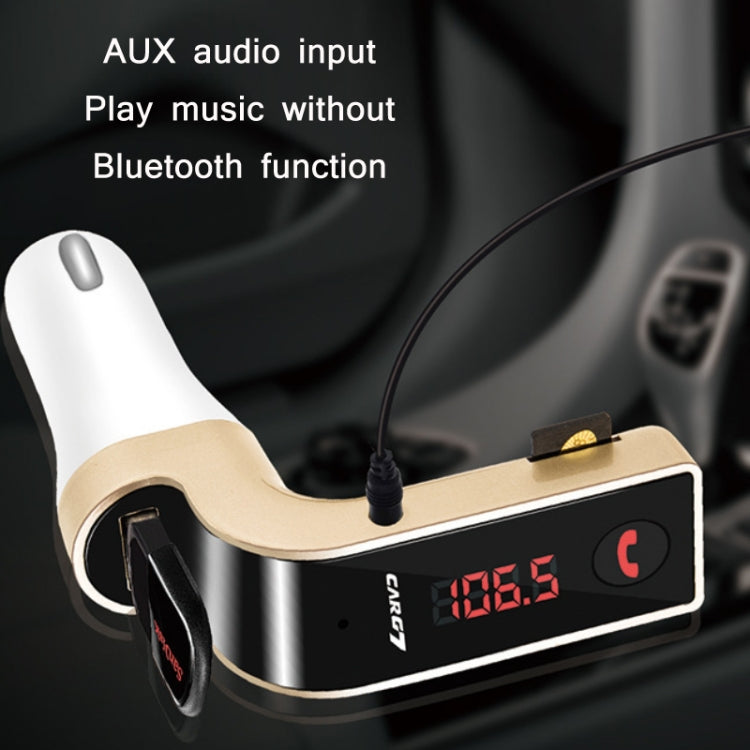 G7 Car Hands-Free Bluetooth FM Player MP3(Black) - Bluetooth Car Kits by PMC TechLife | Online Shopping South Africa | PMC TechLife | Buy Now Pay Later Mobicred
