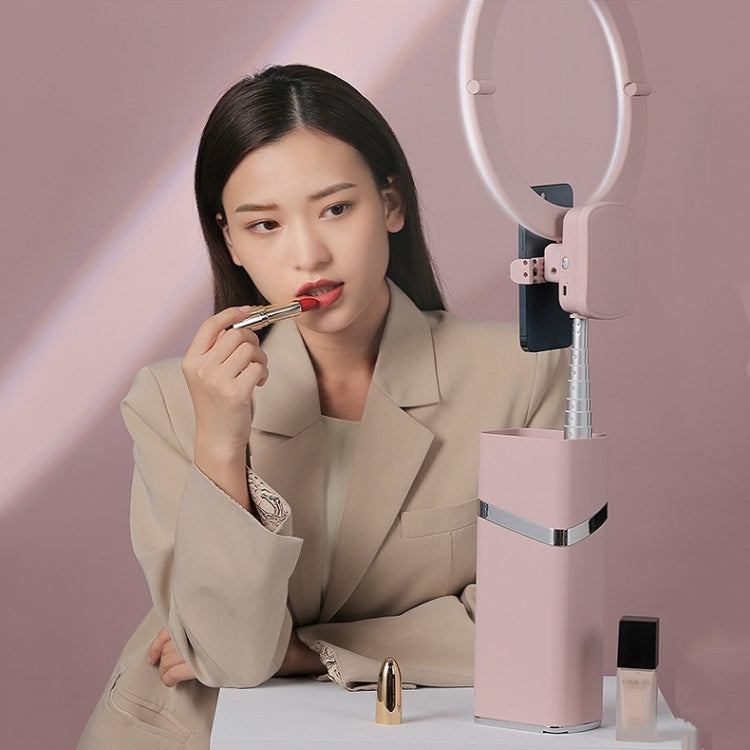 CYKE One-Piece Live Invisible Bracket Beauty Filling Light(Pink) - Selfie Light by CYKE | Online Shopping South Africa | PMC TechLife | Buy Now Pay Later Mobicred