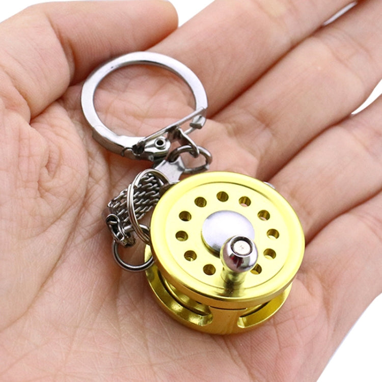 Metal Fishing Wheel Decoration Pendant Mini Wheel Fish Key Chain, Color: B - Key Rings by PMC TechLife | Online Shopping South Africa | PMC TechLife | Buy Now Pay Later Mobicred